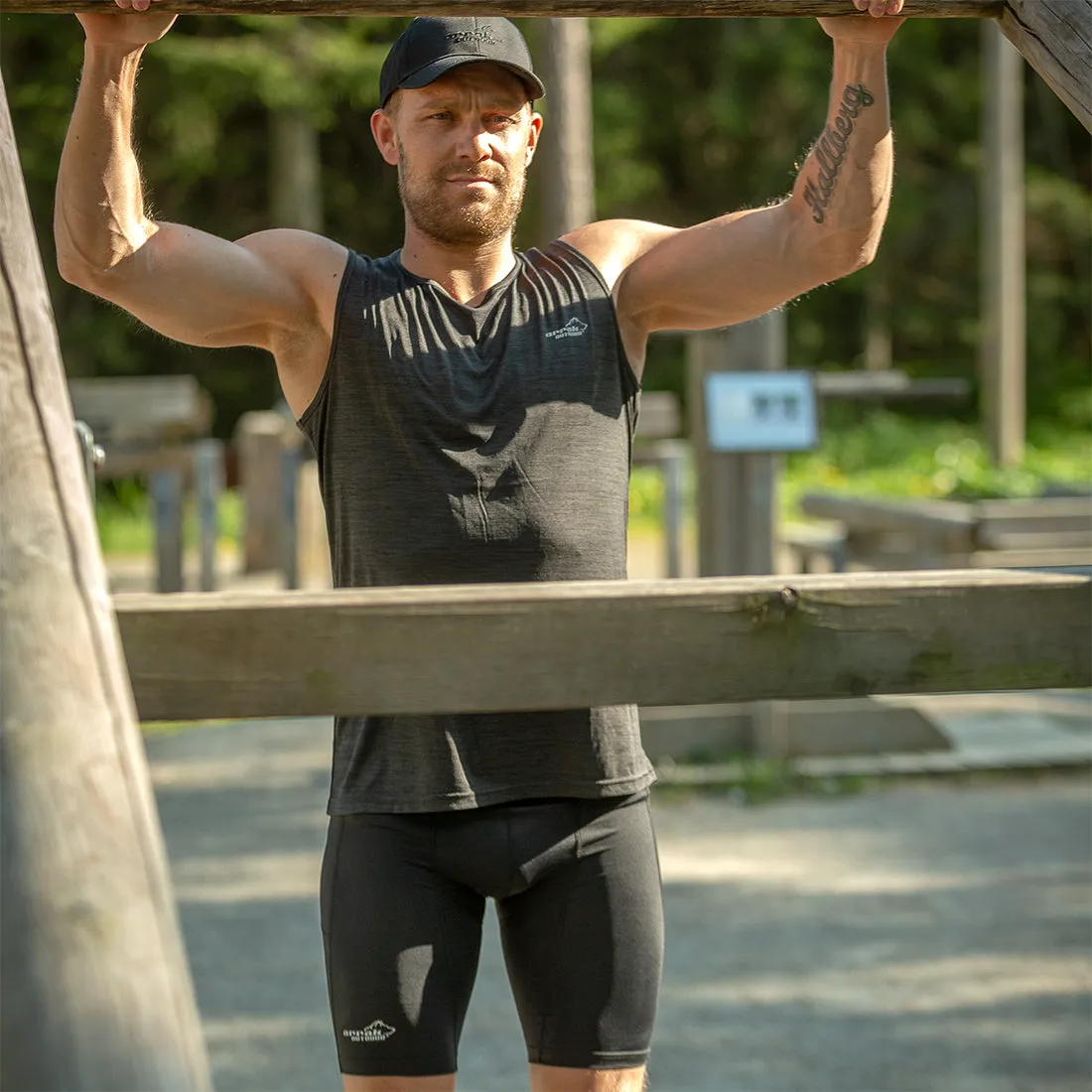 Action Training Tank Top Men (Olive-Green)
