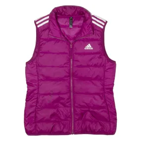 ADIDAS Womens Puffer Gilet Purple S