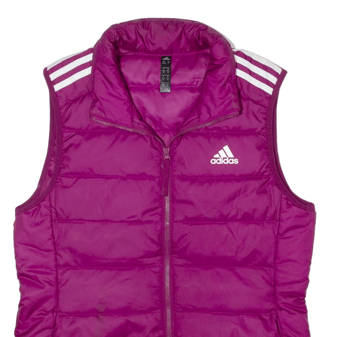 ADIDAS Womens Puffer Gilet Purple S