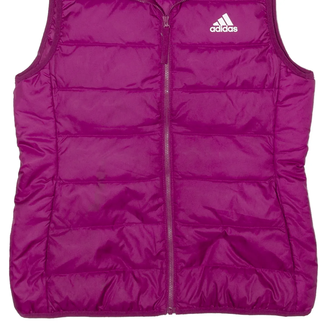 ADIDAS Womens Puffer Gilet Purple S