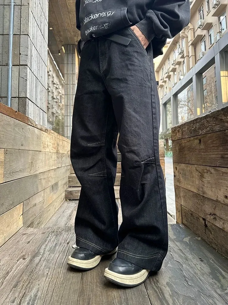 Back To School Joskaa Y2k Denim Low Waist Jeans Women Harajuku Wide Leg Baggy Pants High Street Oversize American Retro Cargo Trousers Grunge