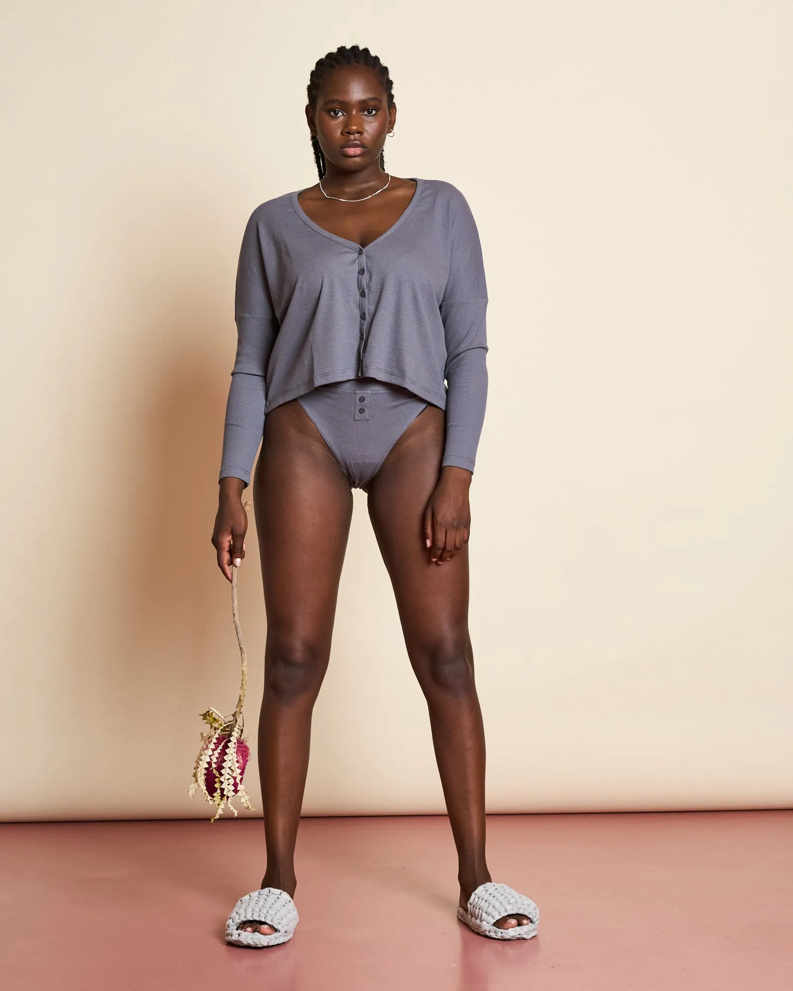 CROPPED CARDIGAN KATLA LAVA