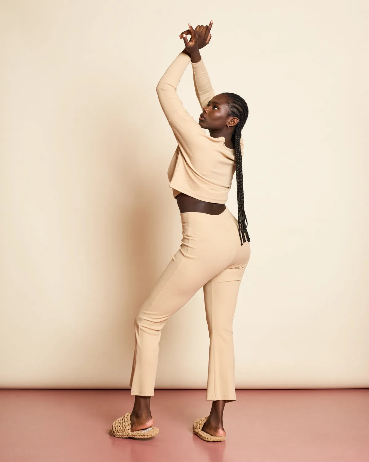 CROPPED CARDIGAN KATLA STONE