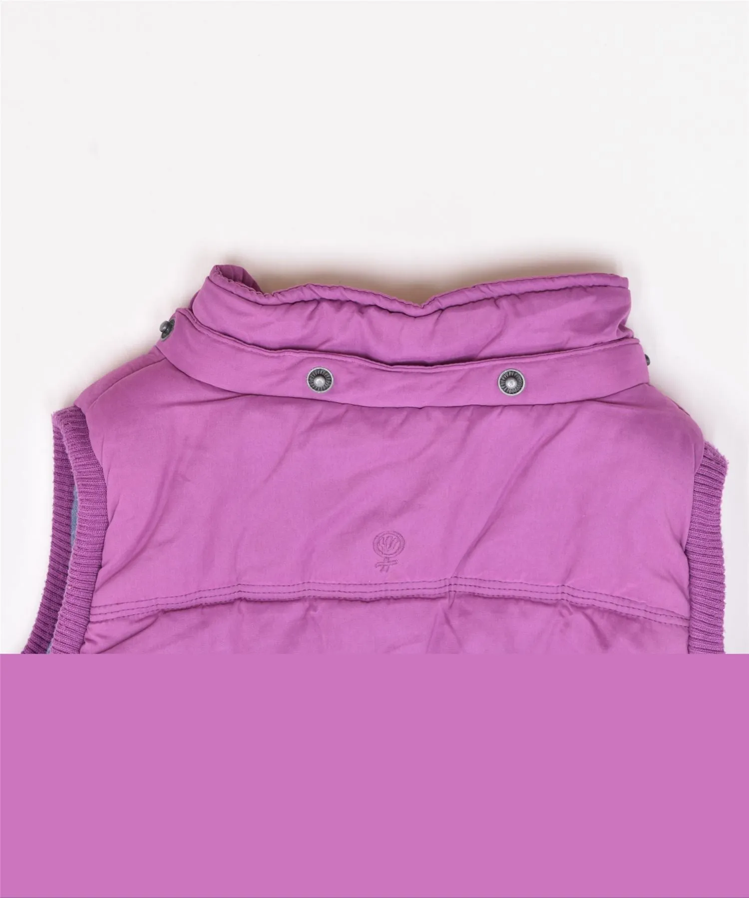FAT FACE Girls Padded Gilet 10-11 Years Purple Polyester