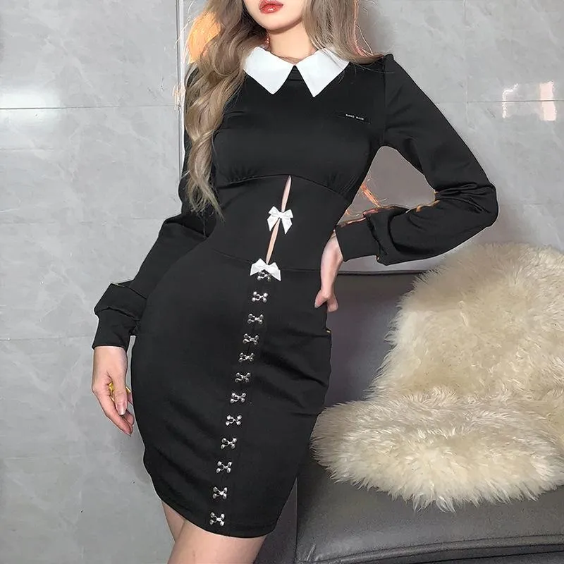 Polo Slim Bow Dress SD01238