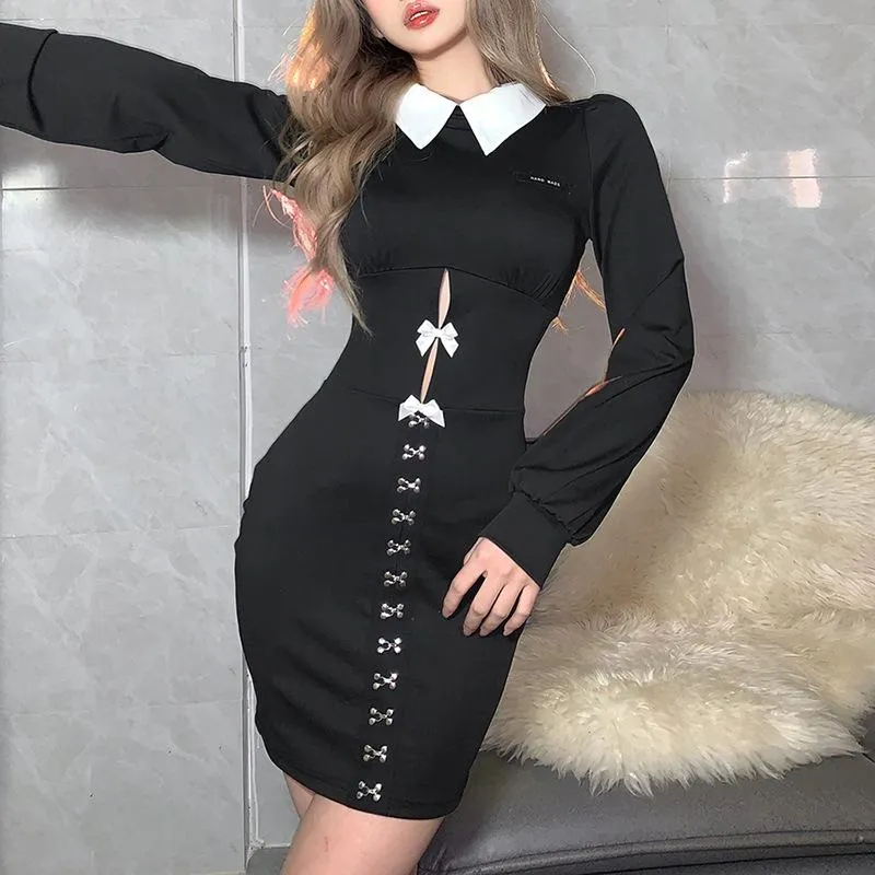 Polo Slim Bow Dress SD01238