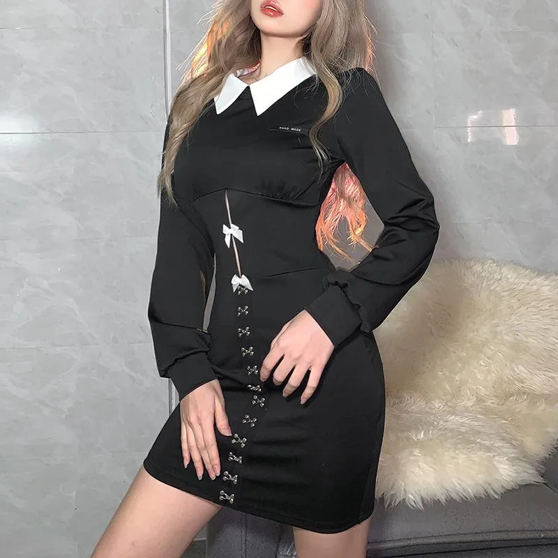 Polo Slim Bow Dress SD01238