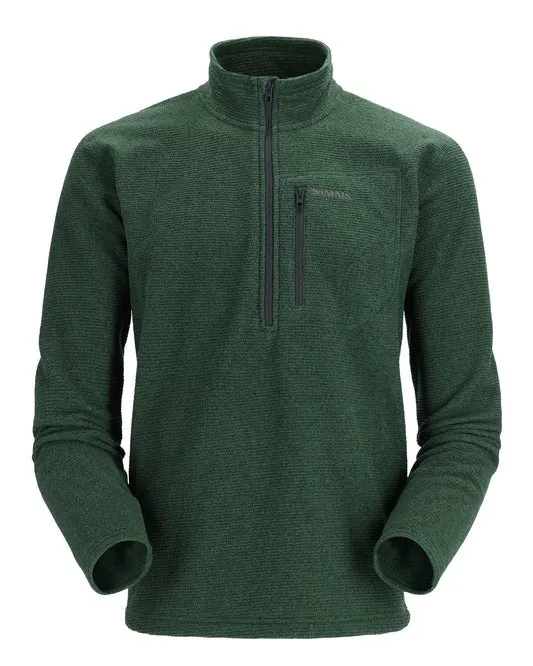 Simms Men's Rivershed Sweater Full Zip / Forest